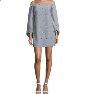 NWT Lucy Paris off the shoulder dress, size Small